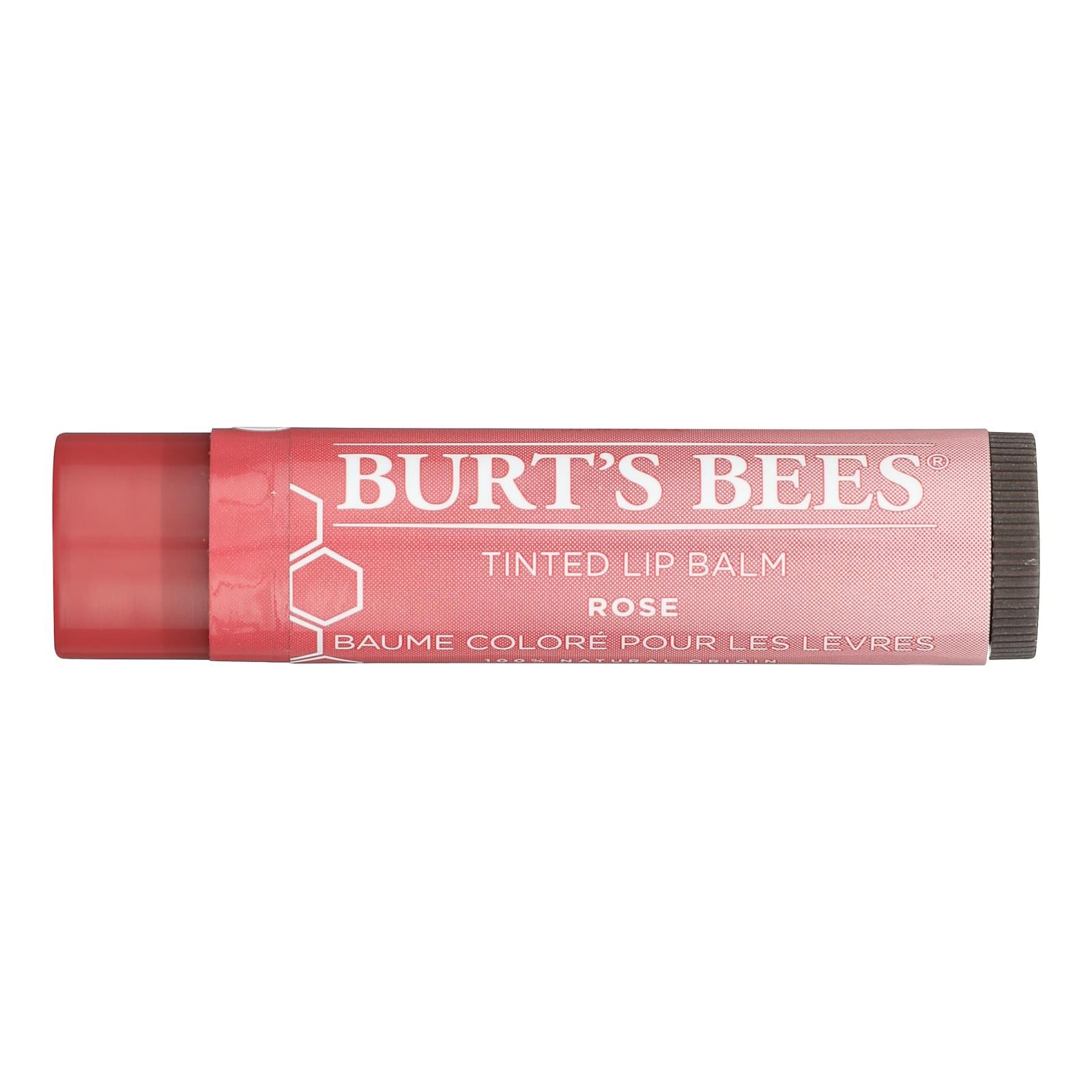 Burts Bees - Lip Balm - Tint - Rose - Case Of 2 - .15 Oz - GreatEagleInc