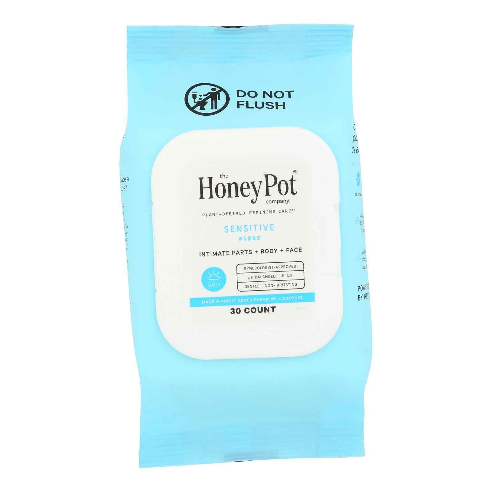 The Honey Pot - Wipes Intimate Sensitive - Ea Of 1-30 Ct