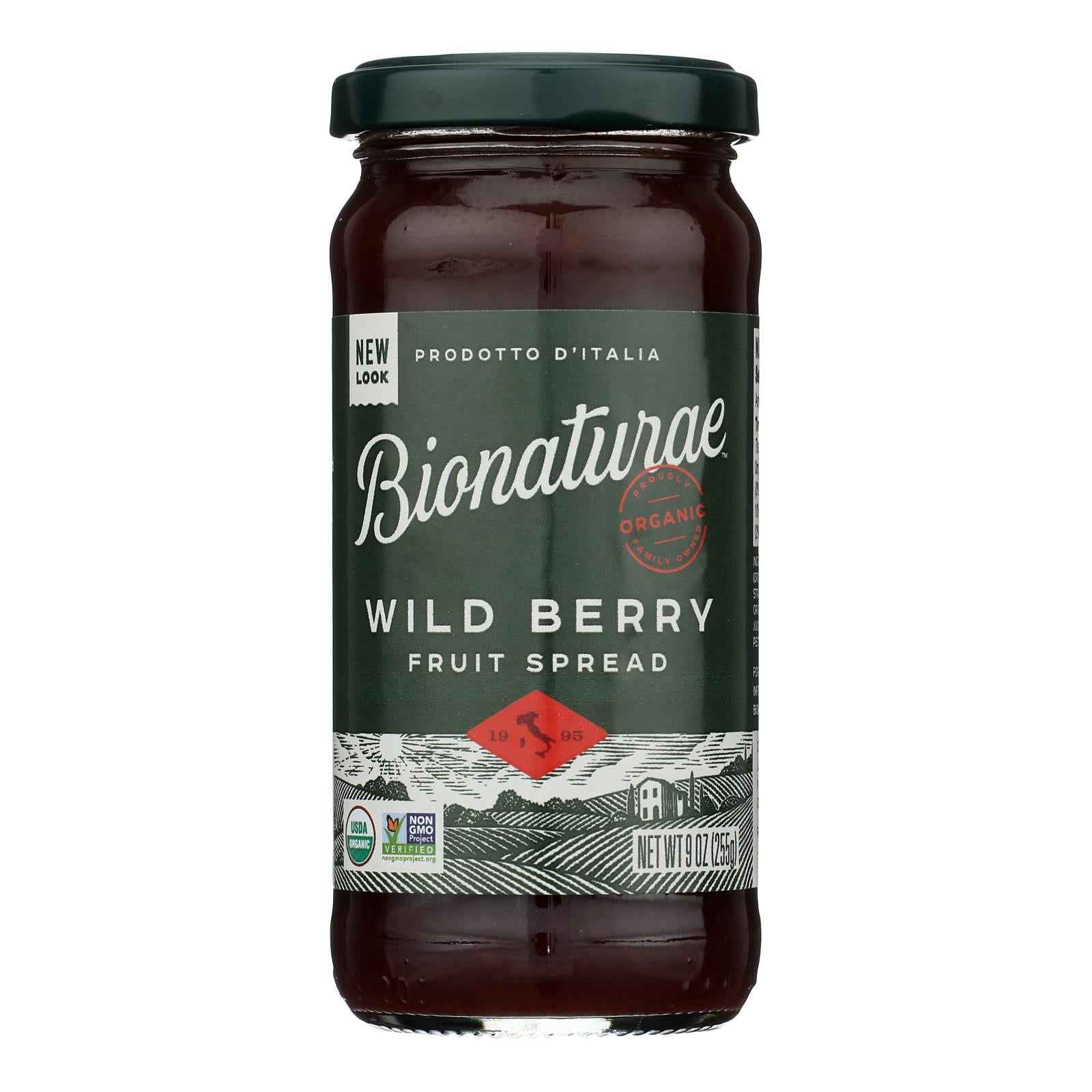 Bionaturae Fruit Spread - Wild Berry - Case Of 12 - 9 Oz.