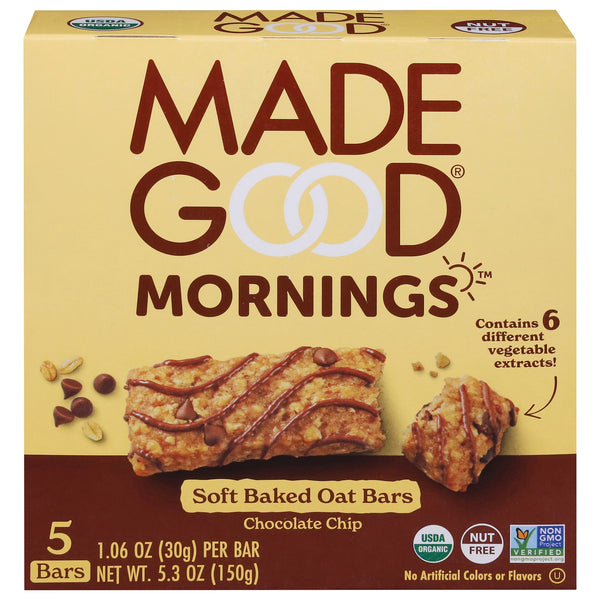 Made Good - Oat Bar Og2 Choc Chip Sft - Cs Of 6-5.3 Oz Default Title