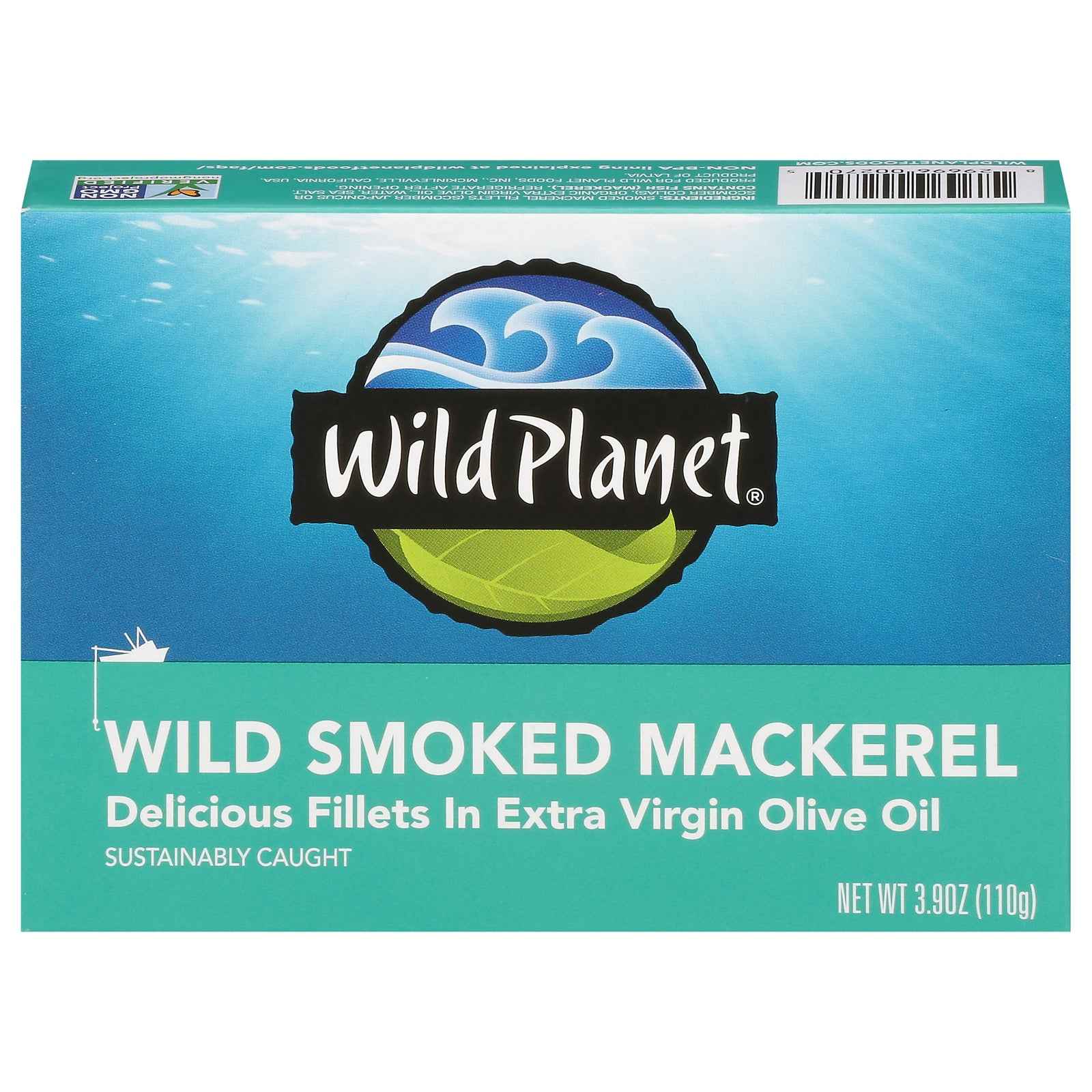 Wild Planet - Mackerel Wild Smoked - Cs Of 12-3.9 Oz