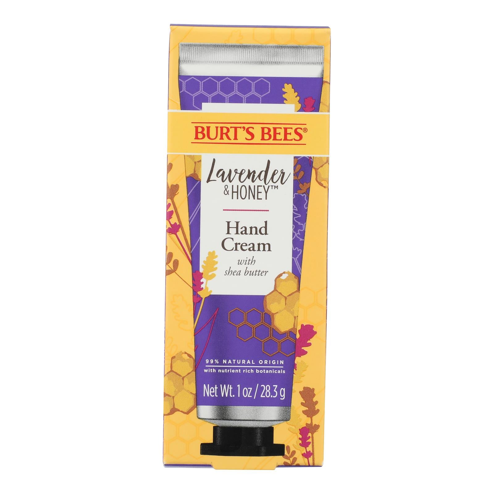 Burts Bees - Hand Cream Lavender Honey - 1 Each - 1 Oz - GreatEagleInc