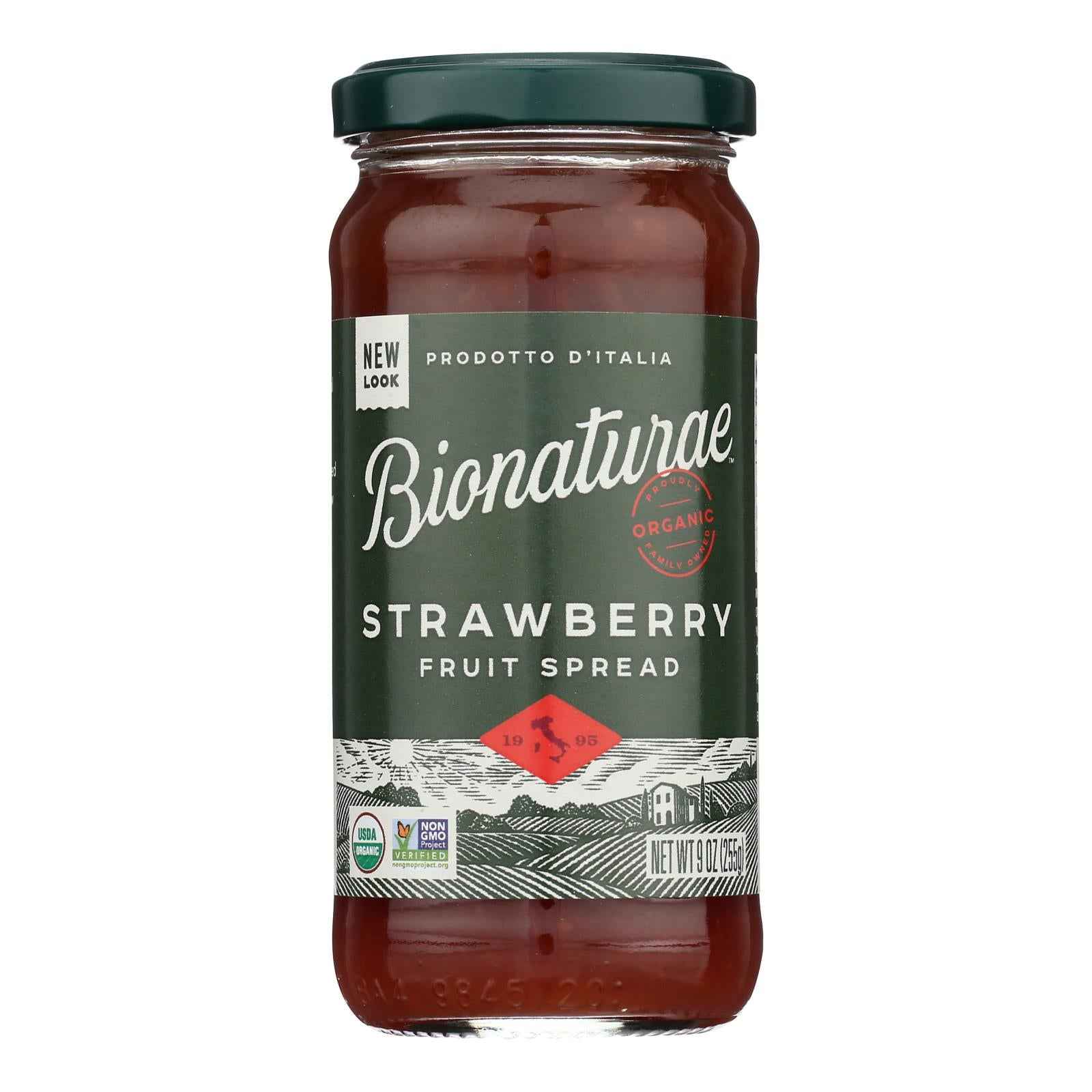 Bionaturae Fruit Spread - Organic - Strawberry - 9 Oz - Case Of 12