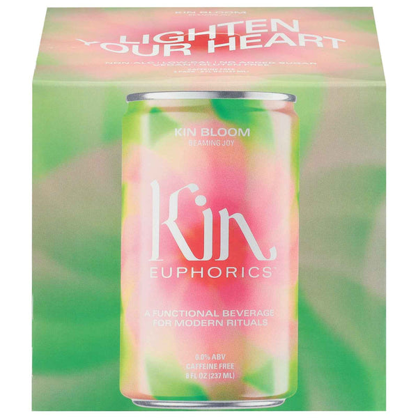 Kin Euphorics - Adaptogens Kin Bloom 4pk - Cs Of 6-4/8 Fz