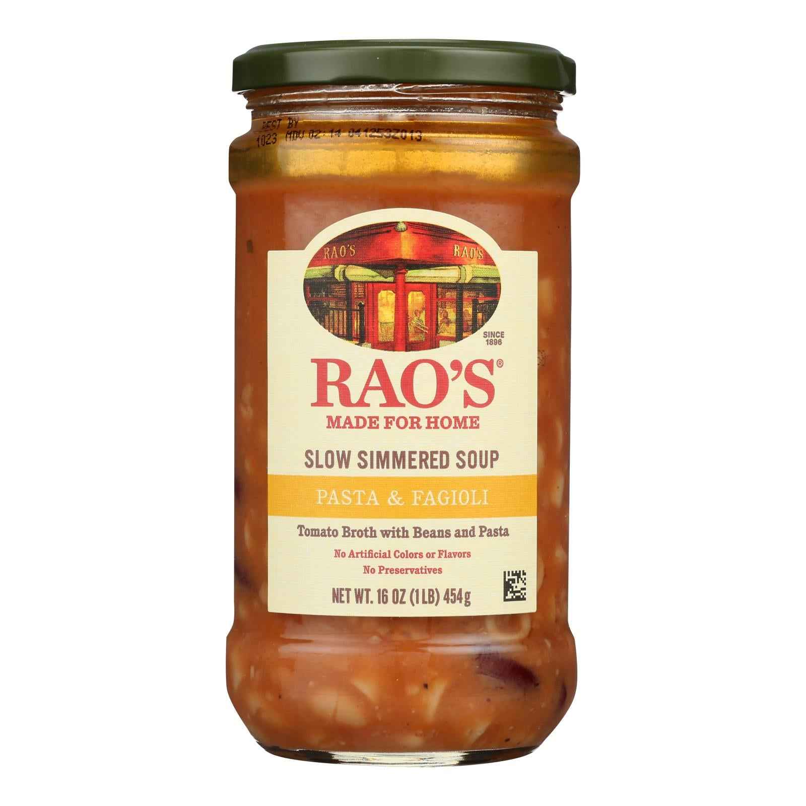 Rao's Specialty Food - Soup Pasta & Fagip;o6 - Case Of 6 - 16 Oz