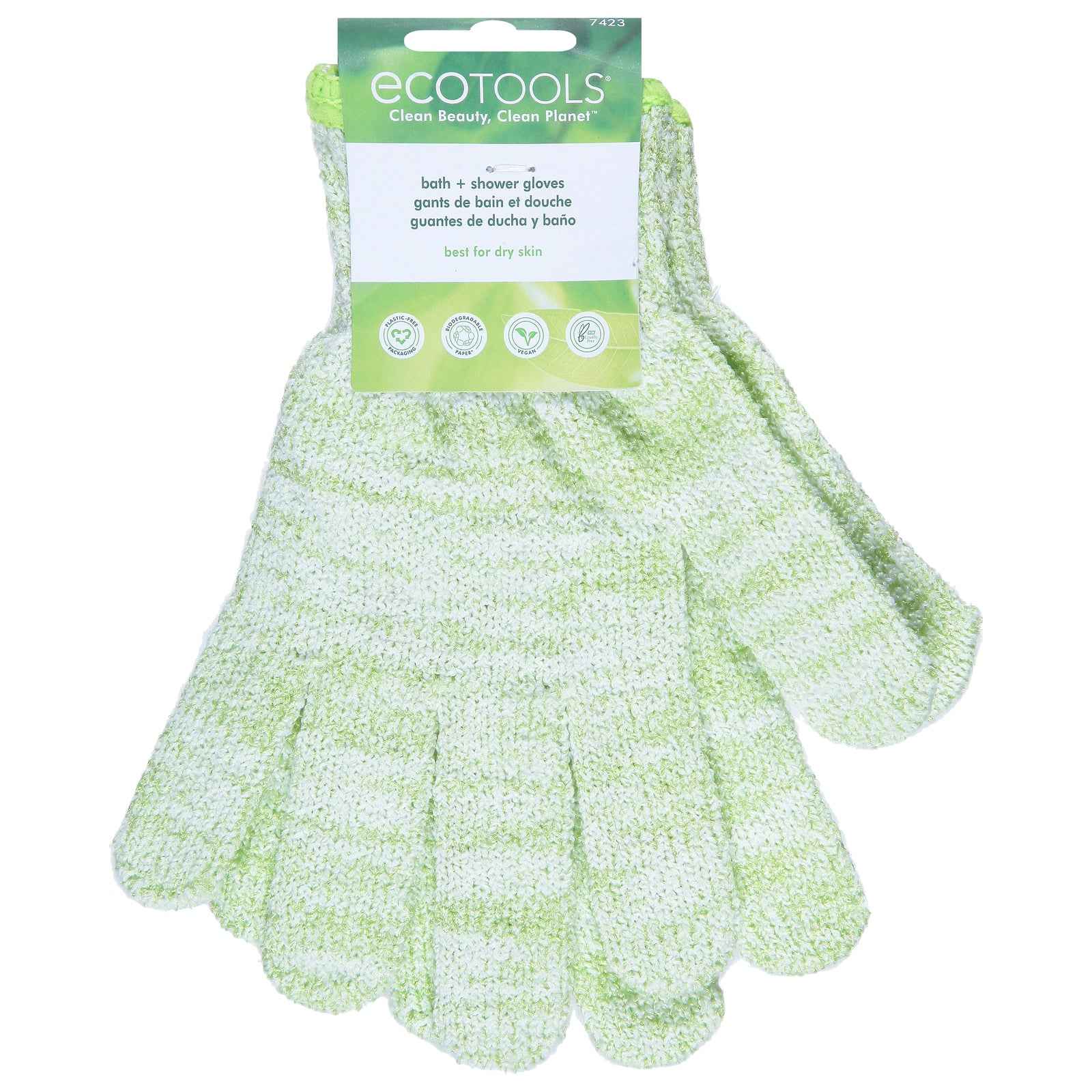 Eco Tool - Bath & Shower Gloves - Cs Of 6-1 Pair