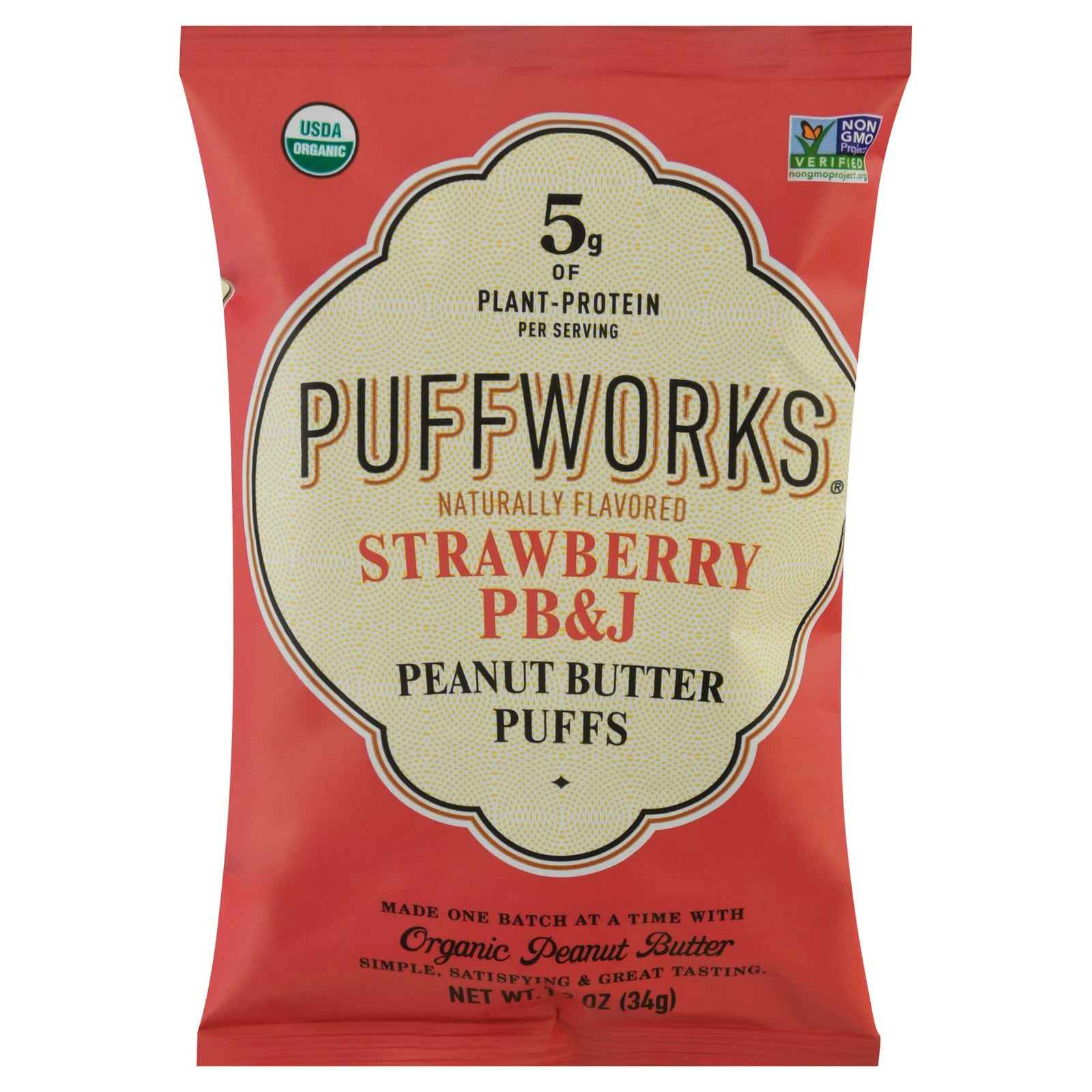 Puffworks - Puff Og2 Strwbry Pb & J - Cs Of 6-1.2 Oz