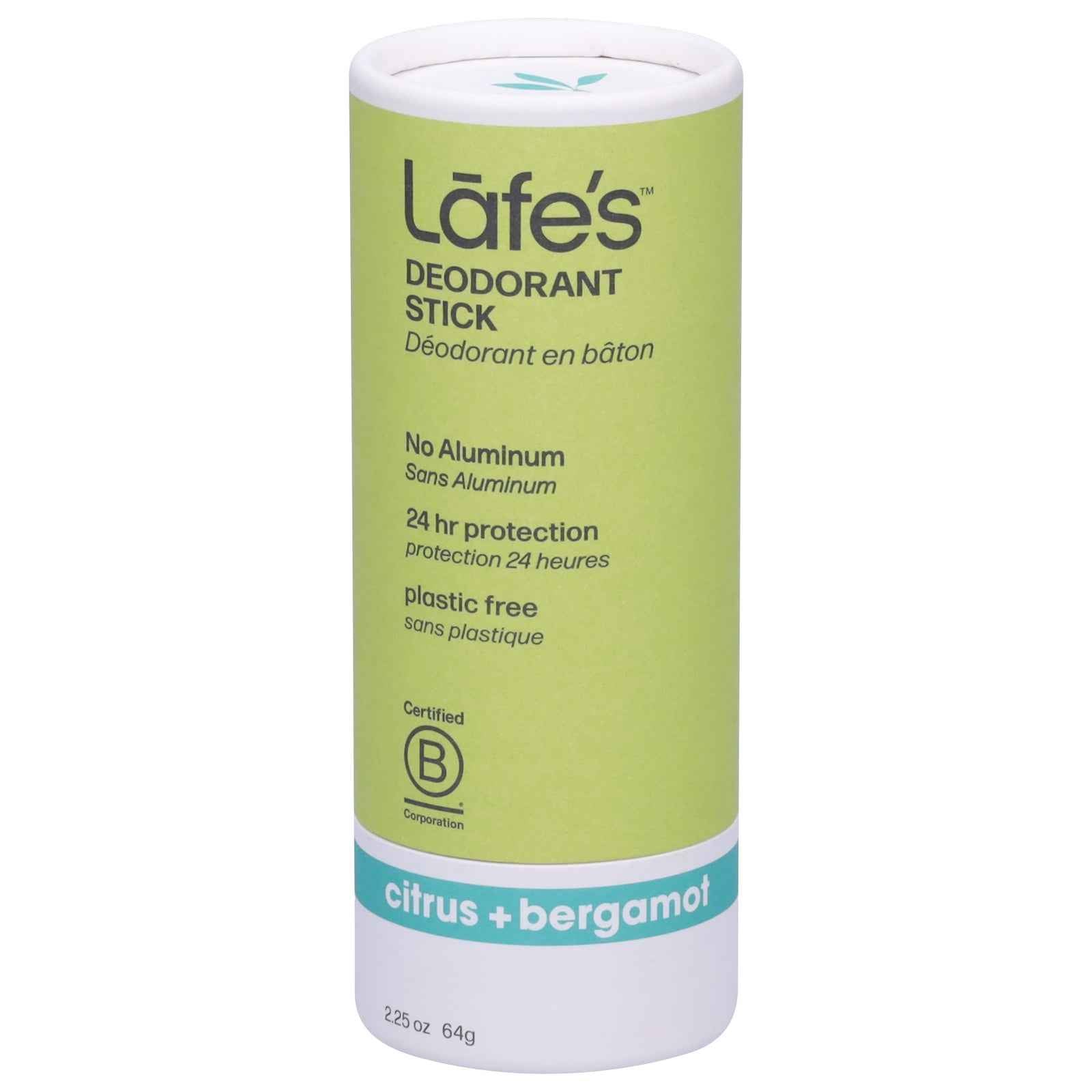 Lafe's Natural Body Care - Deod Ctrs Brgmt Plstc Fr - Ea Of 1-2.25 Oz