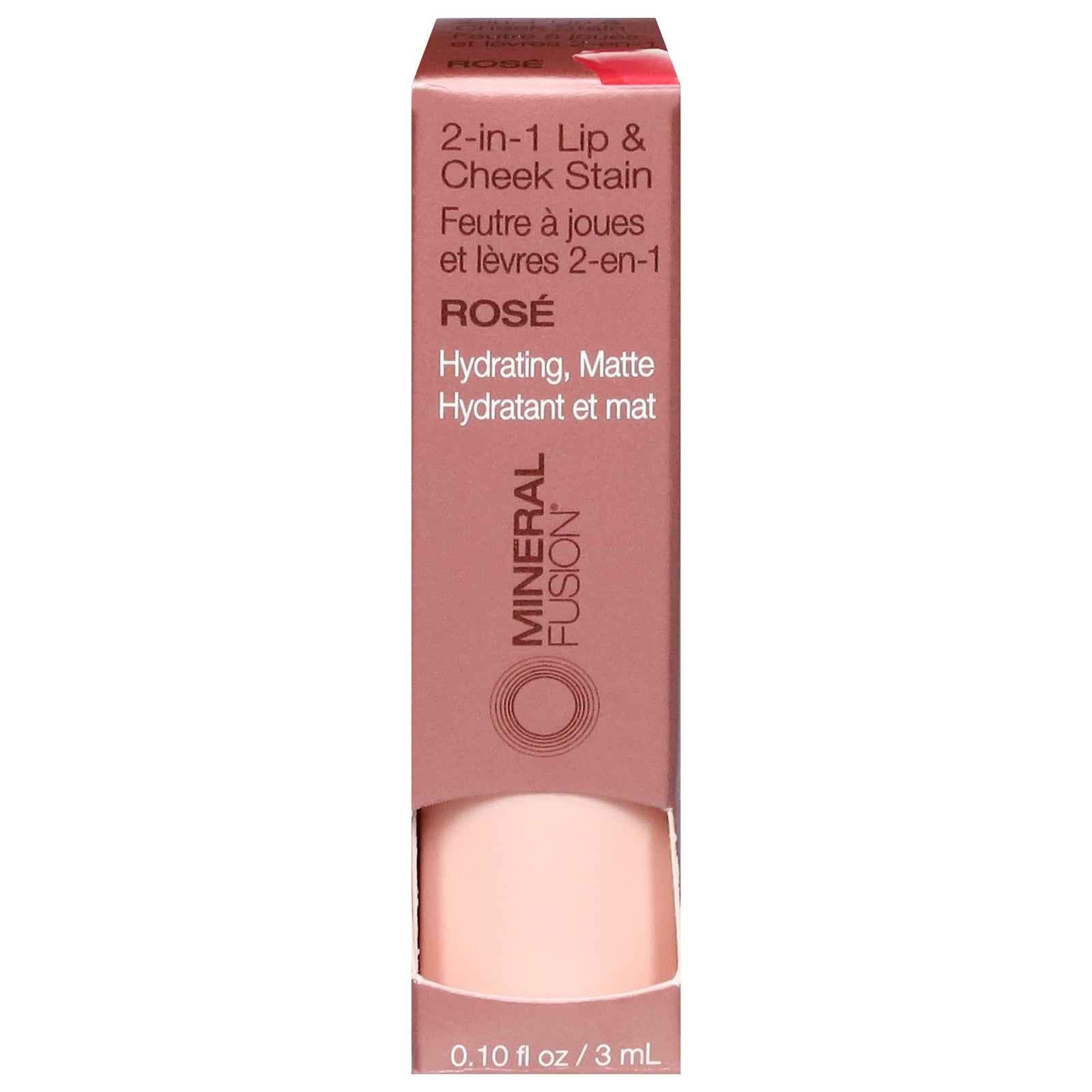 Mineral Fusion - Stain Lip Cheek Rose - Ea Of 1-.1 Fz