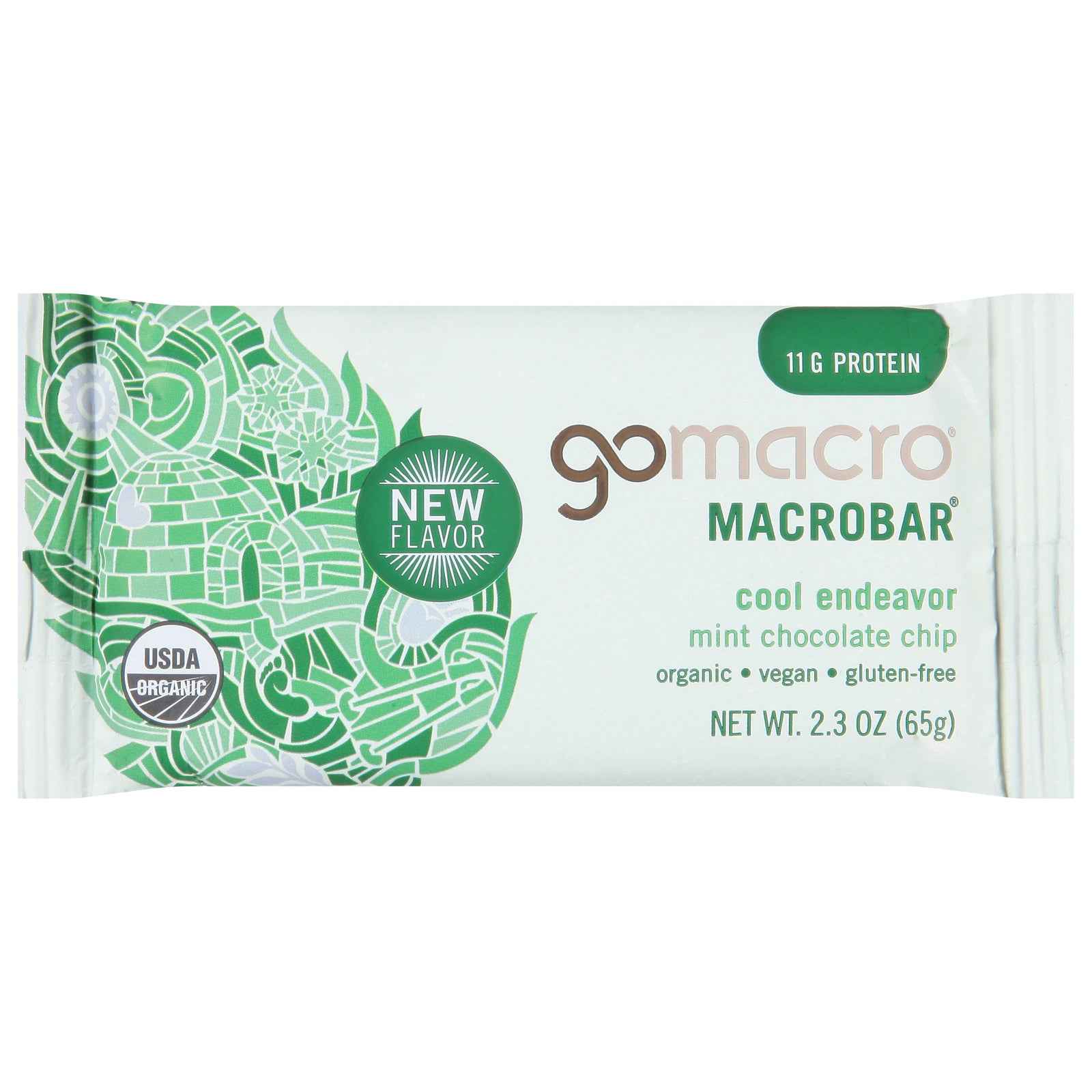 Gomacro - Bar Og2 Mint Cchip - Cs Of 12-2.3 Oz