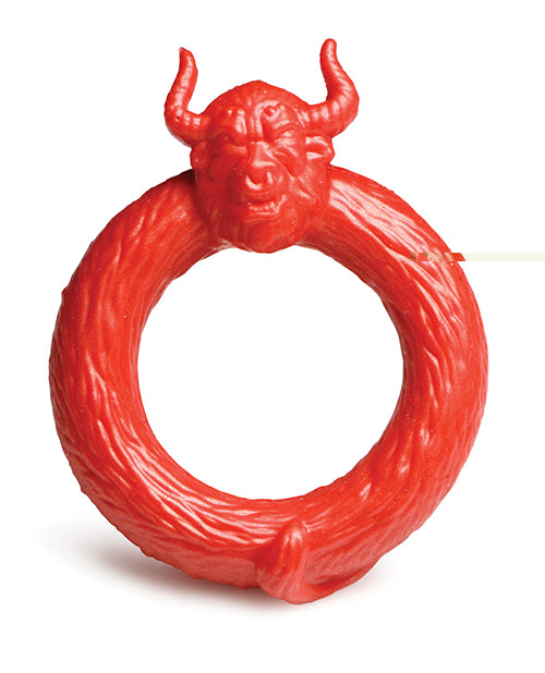 Creature Cocks Beast Mode Silicone Cock Ring - Red - GreatEagleInc