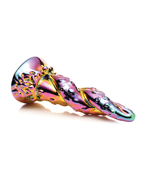 Creature Cocks Enchantress Rainbow Glass Dildo - GreatEagleInc