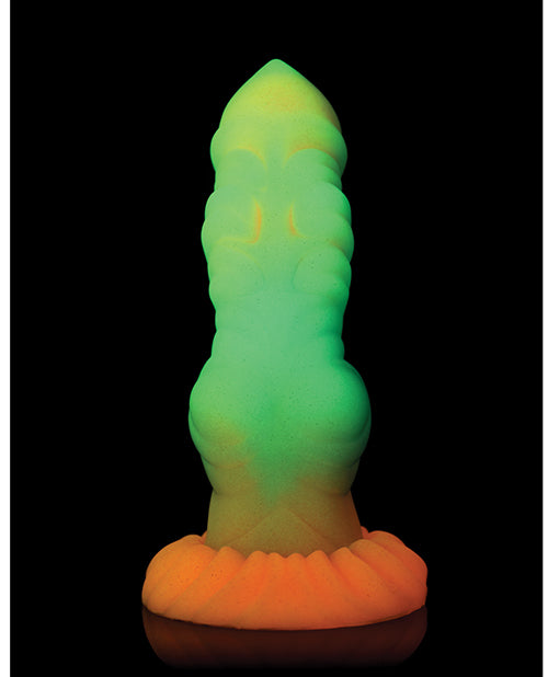 Creature Cocks Alien Invader Alien Glow-in-the-dark Silicone Dildo - GreatEagleInc