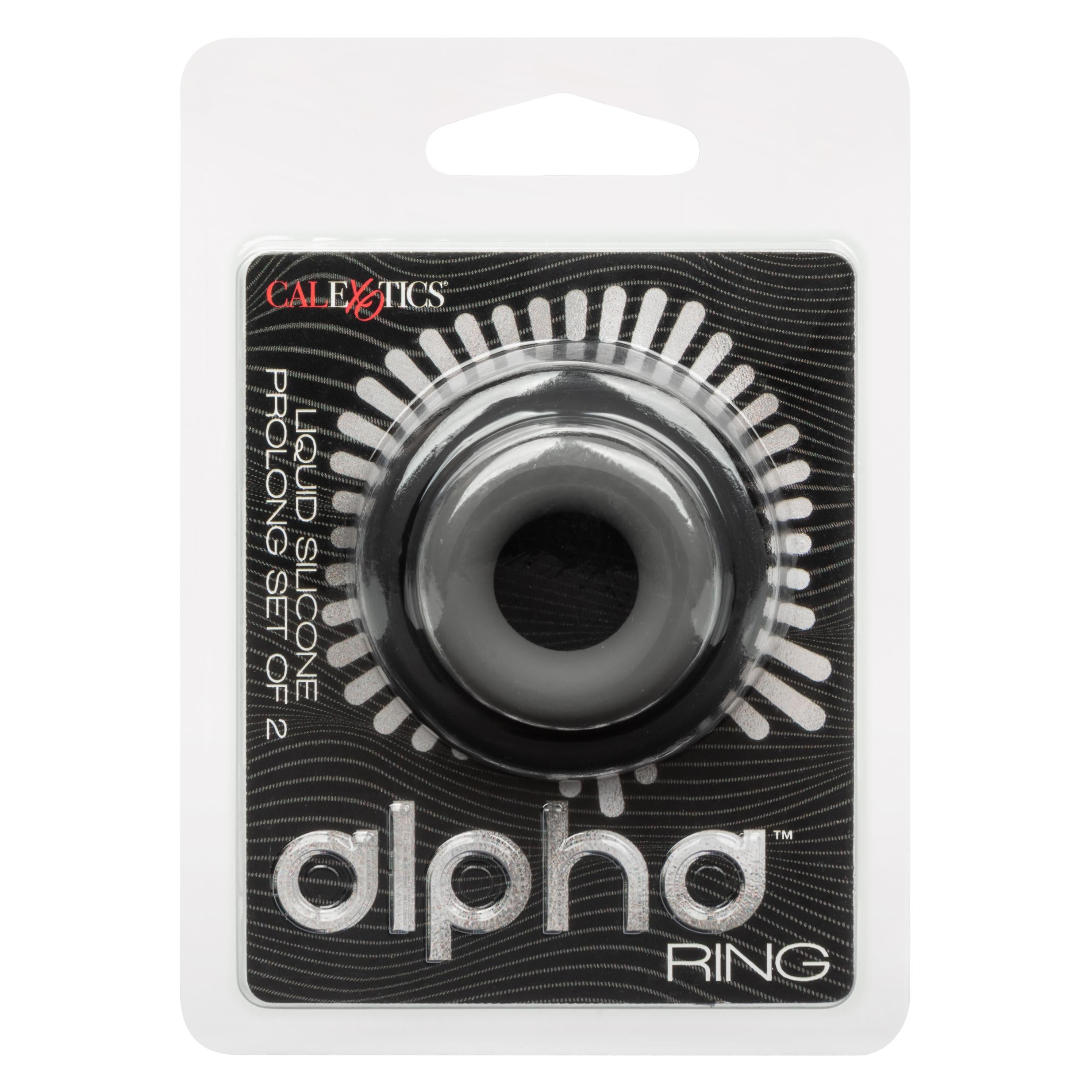 Alpha Liquid Silicone Prolong Set of 2 - Black/gray - GreatEagleInc