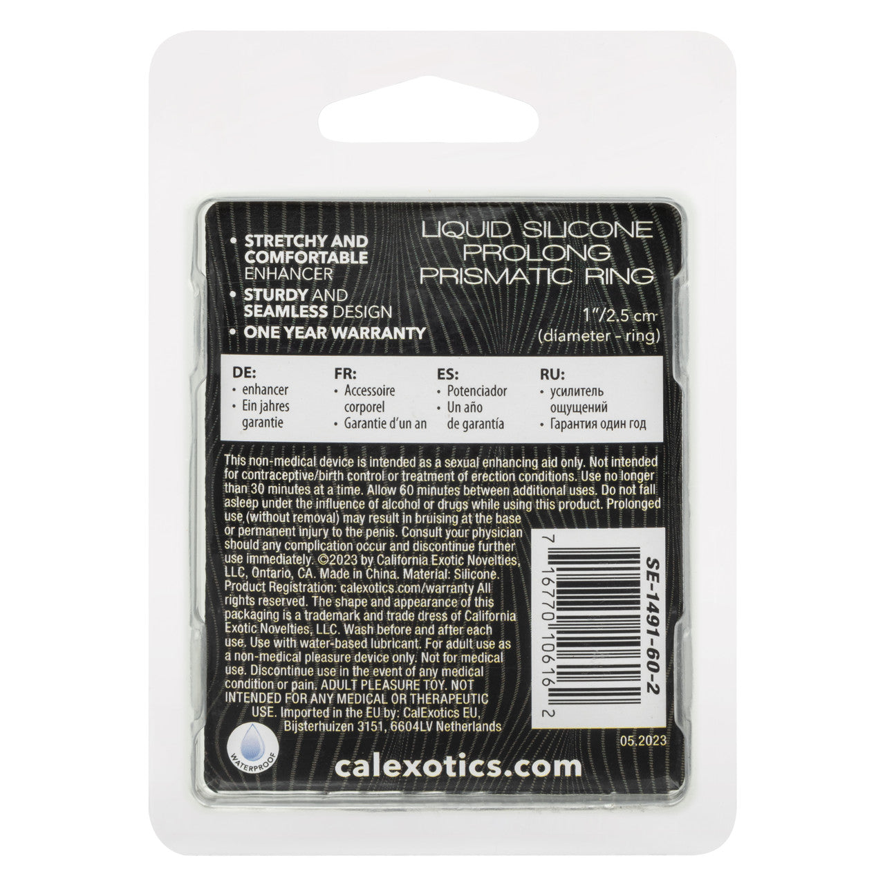 Alpha Liquid Silicone Prolong Prismatic Ring - GreatEagleInc