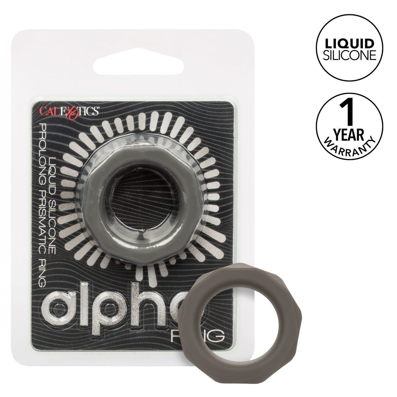 Alpha Liquid Silicone Prolong Prismatic Ring - GreatEagleInc