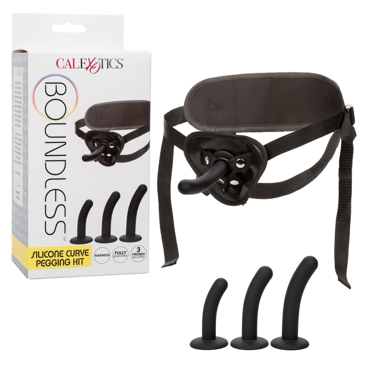 Boundless Silicone Curved Pegging Kit - Adult Products