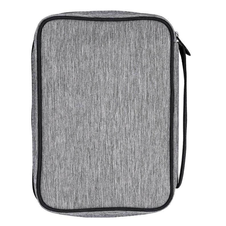 Bible Cover Heather - Black / 1 / Large Print - Bags & Wallets