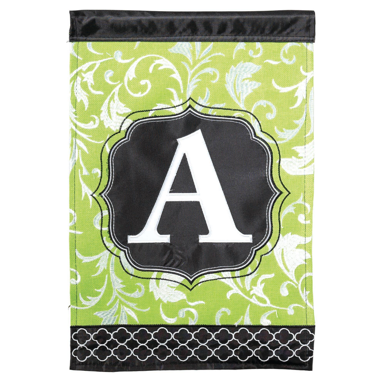 Flag Dbapp Monogram - black & green / a / 1 - Home Decor