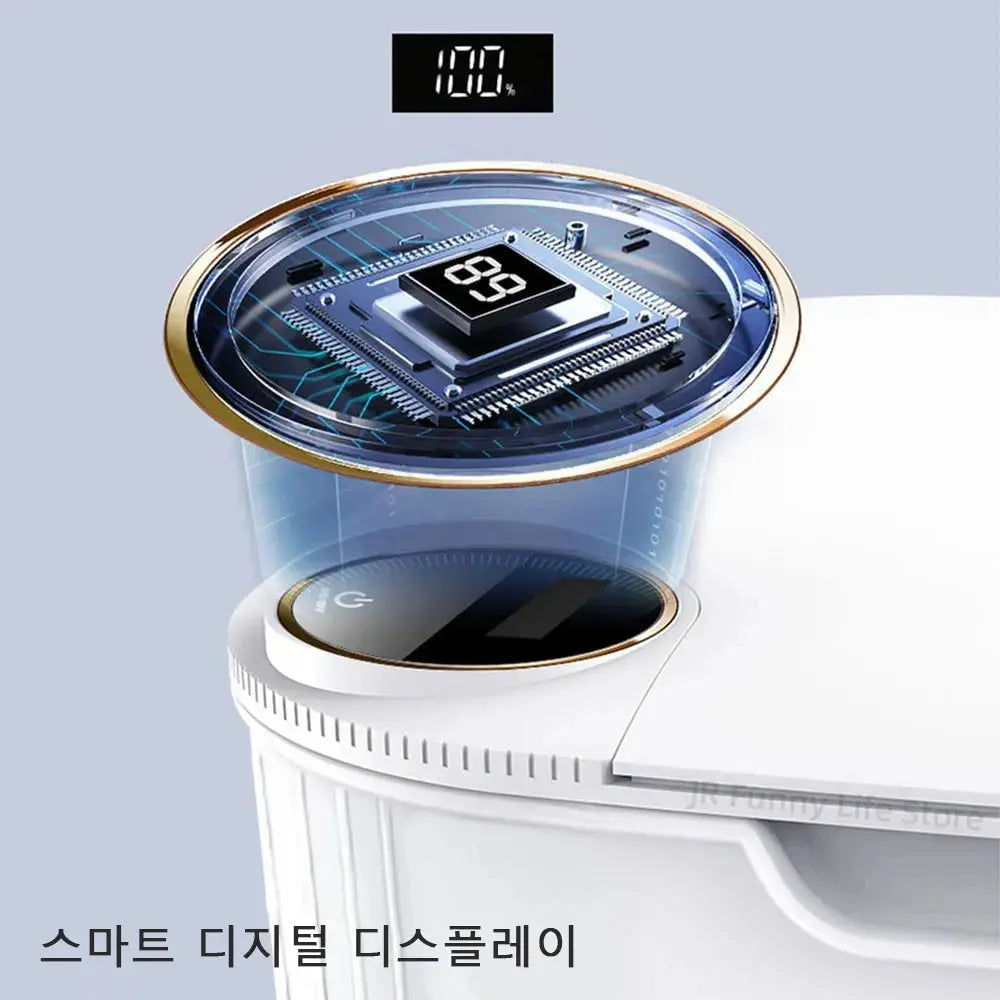 20L Smart Sensor Trash Can With Display Type-C Recharging Automatic Wastebin For Bathroom Kitchen Toilet Wastebasket Smart home GreatEagleInc