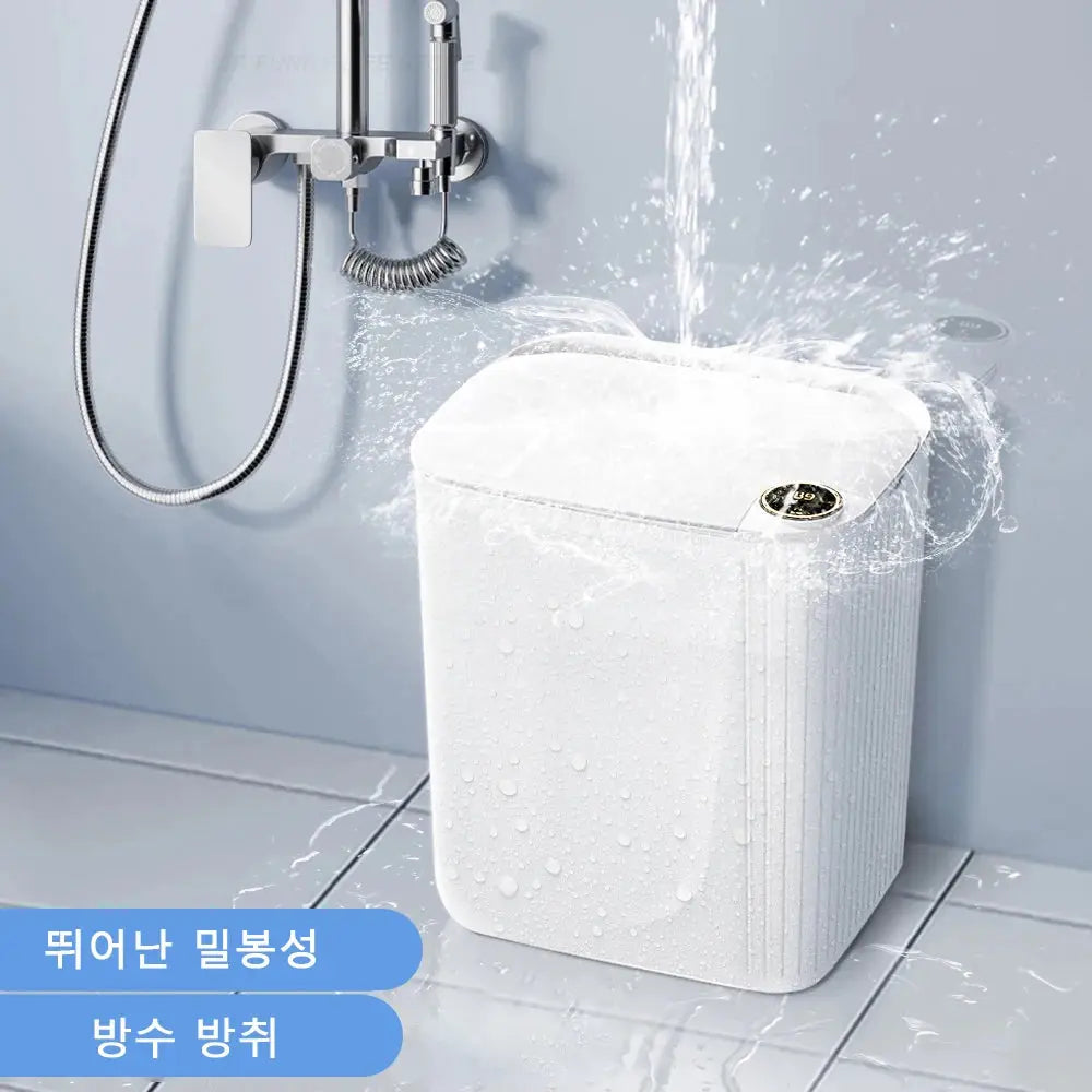 20L Smart Sensor Trash Can With Display Type-C Recharging Automatic Wastebin For Bathroom Kitchen Toilet Wastebasket Smart home GreatEagleInc