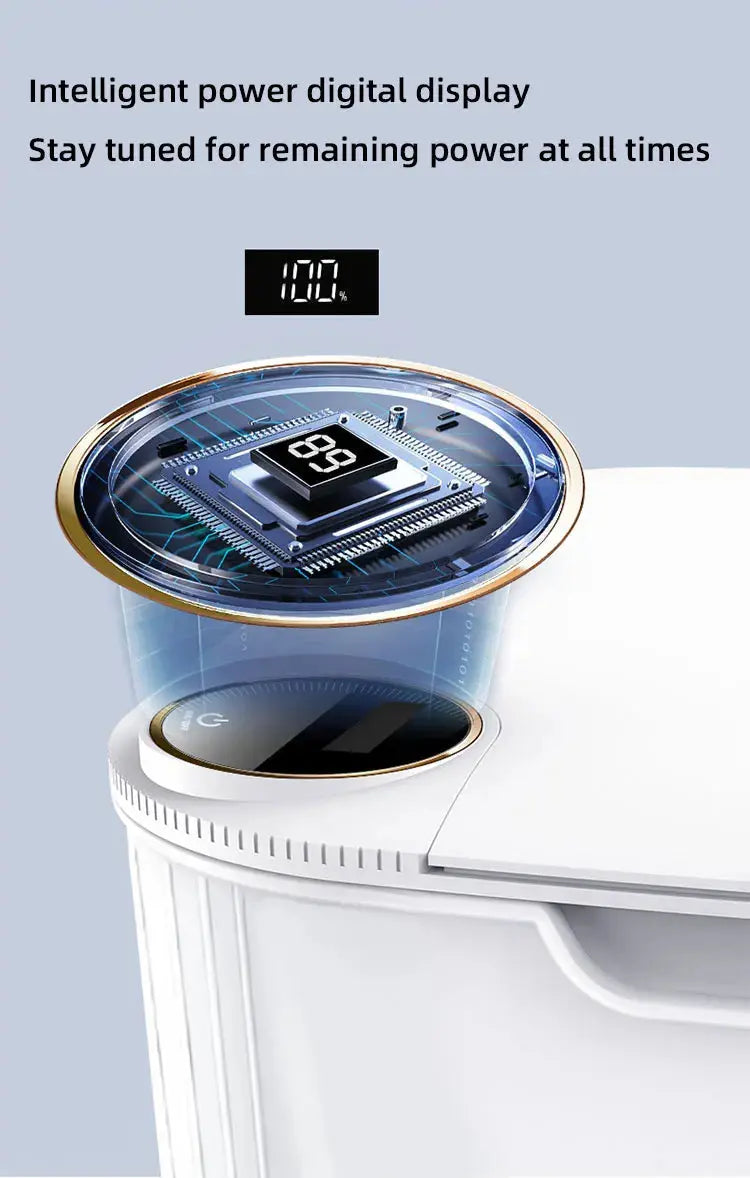 20L Smart Sensor Trash Can With Display Type-C Recharging Automatic Wastebin For Bathroom Kitchen Toilet Wastebasket Smart home GreatEagleInc