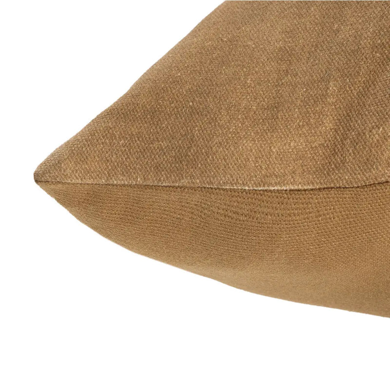 20" Almond And Beige Patchwork Cotton Throw Pillow Cover Homeroots Home Decor