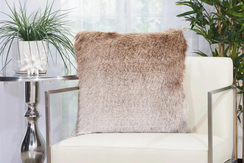 20" Beige Throw Pillow - GreatEagleInc