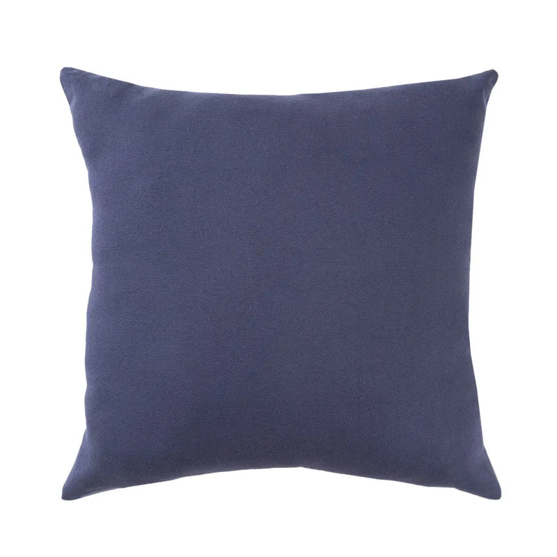 20" Indigo And Blue Patchwork Cotton Throw Pillow Cover Homeroots Home Decor