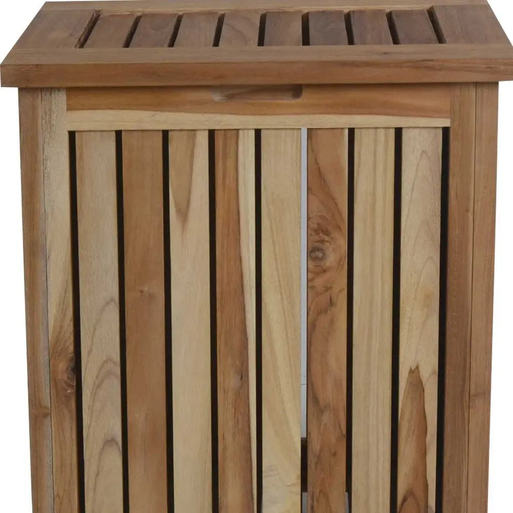 20" Natural Solid Wood Shaker Style Single Door Bathroom Cabinet Homeroots Organization