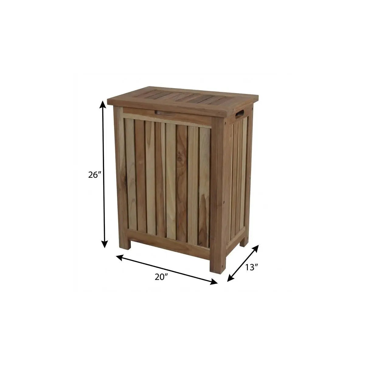 20" Natural Solid Wood Shaker Style Single Door Bathroom Cabinet Homeroots Organization