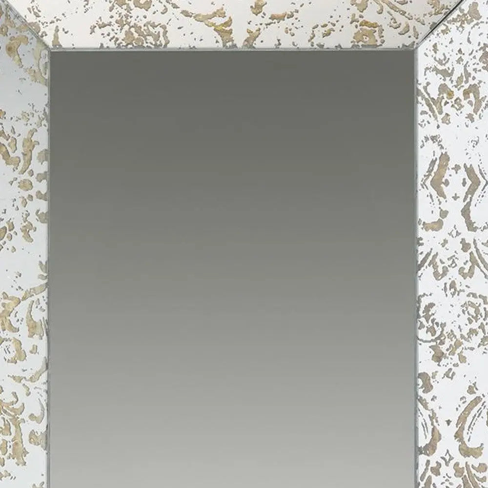20" Silver Glass Framed Accent Mirror - GreatEagleInc