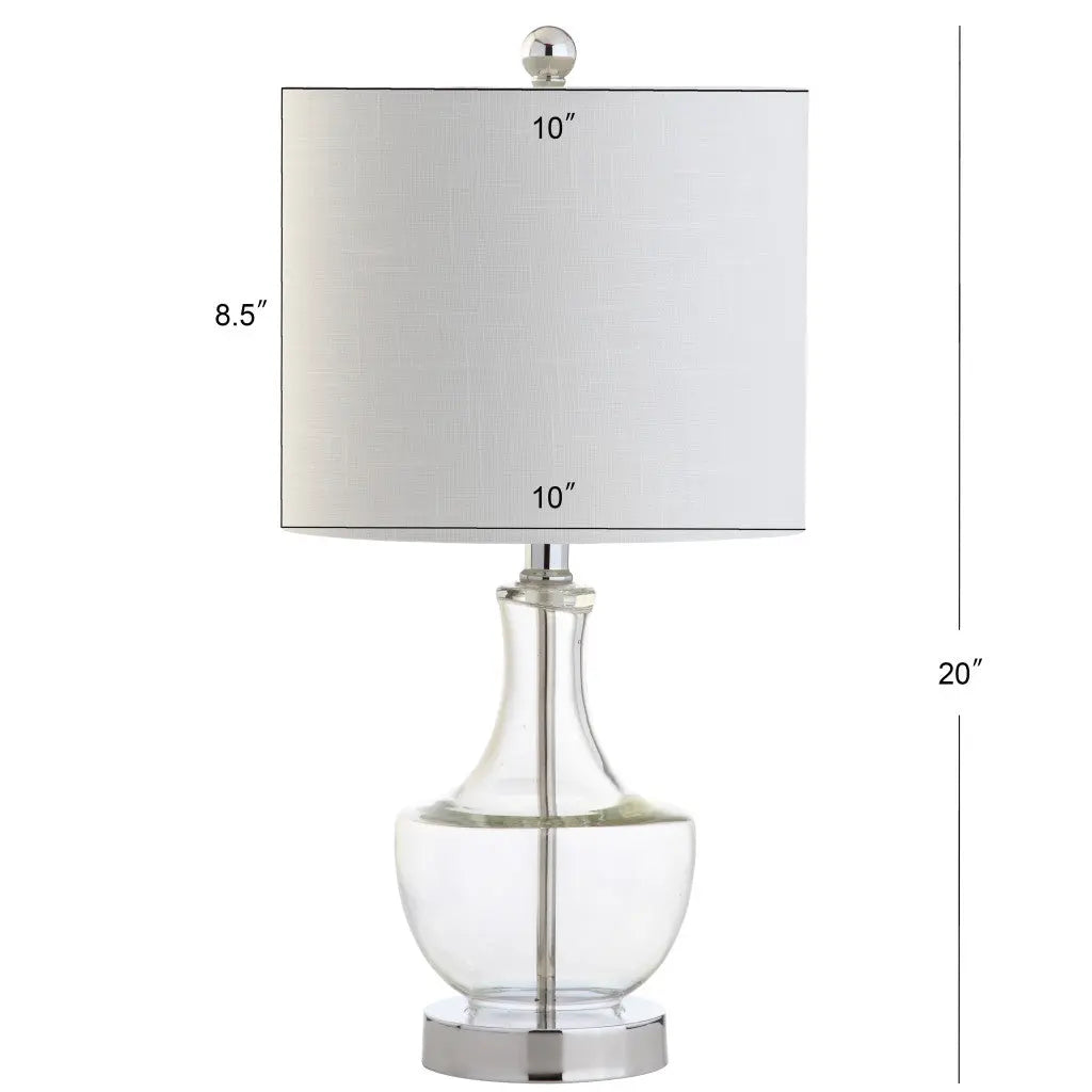 20" Silver Novelty Desk Lamp With Drum Shade Homeroots Lighting