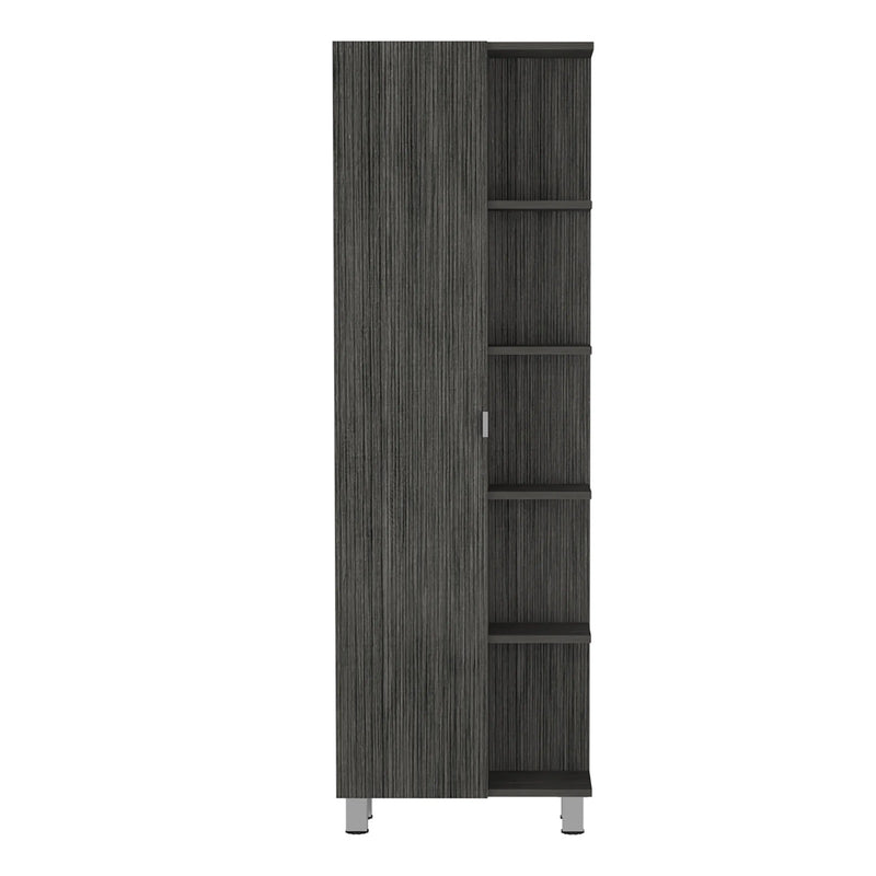 20" Smoky Black Wood Freestanding Single Door Bathroom Vanity Homeroots Bed & Bath