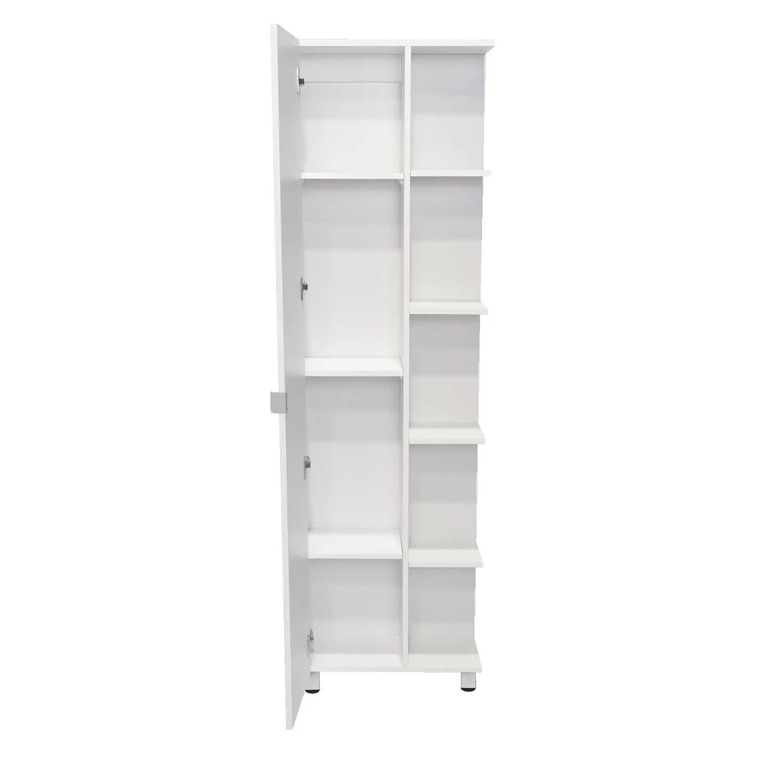 20" White Wood Corner Accent Cabinet With Single Door Homeroots Kitchen & Dining