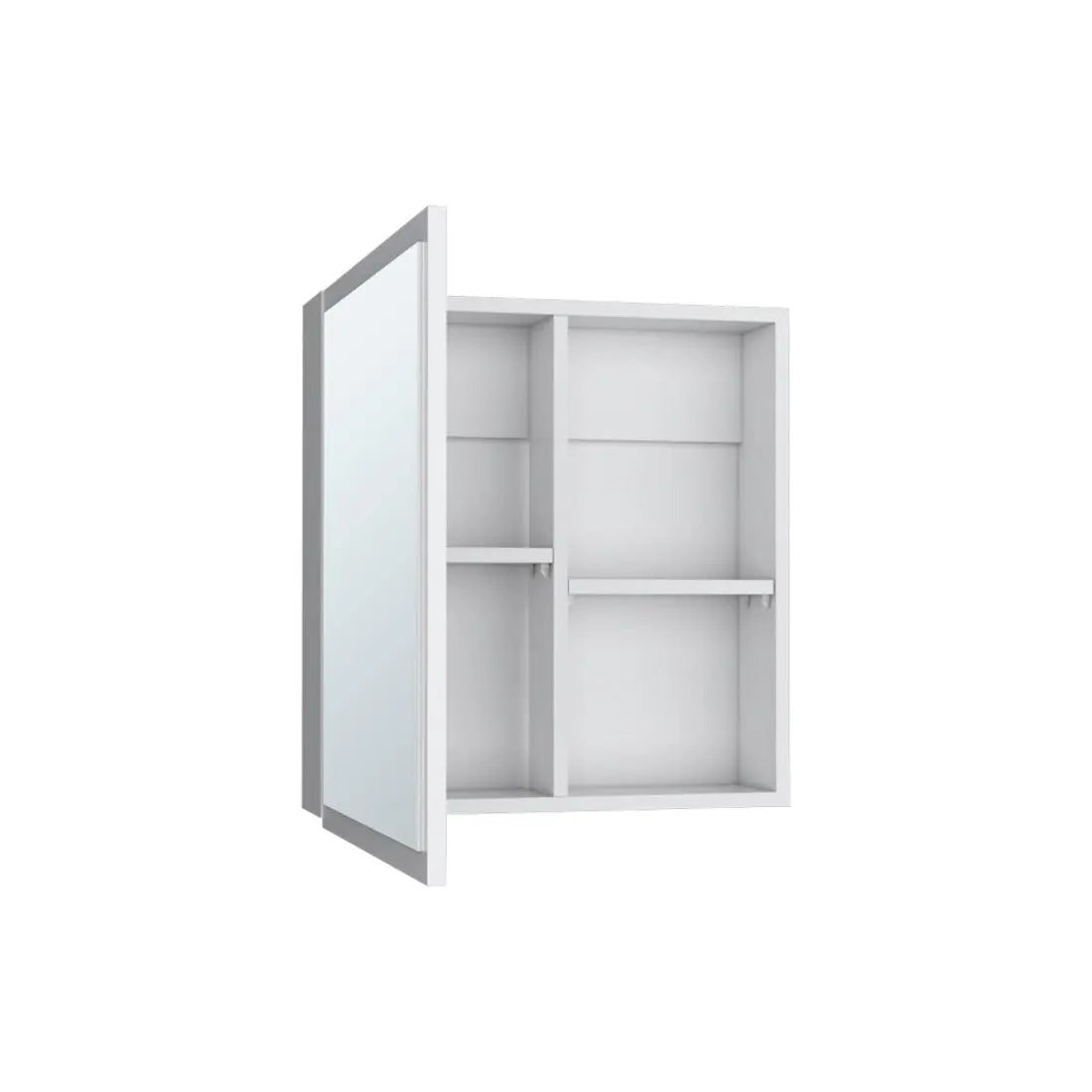 20" White Wood Floating Bathroom Vanity And Medicine Cabinet With Mirror - GreatEagleInc