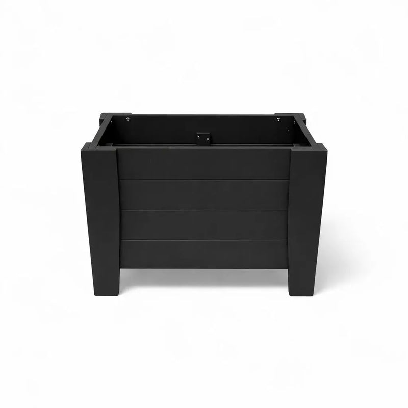 20" X 18" Black Heavy Duty Plastic Square Planter Box Homeroots Outdoor