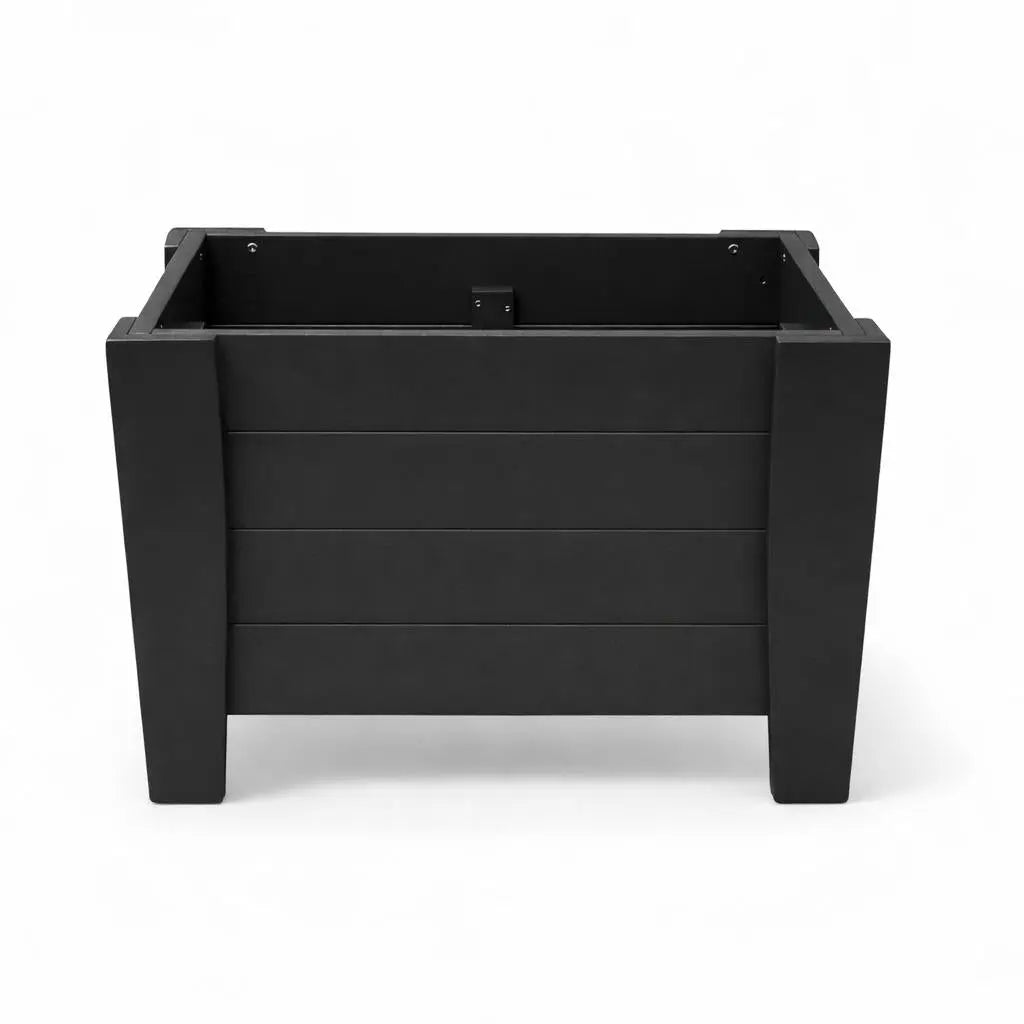 20" X 24" Black Heavy Duty Plastic Square Planter Box Homeroots Outdoor