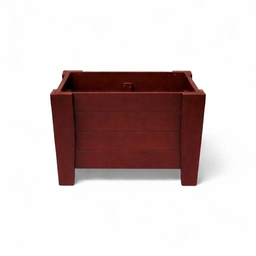 20" X 24" Mahogany Heavy Duty Plastic Square Planter Box Homeroots Outdoor