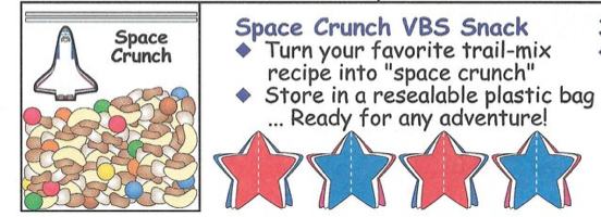 Tri-color star cut-outs set, red and blue stars with white highlights