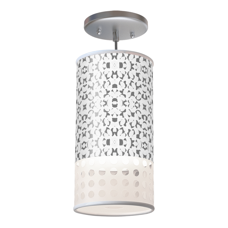 Austin Pendant Light - Sand Dollar Grey / 1 / Farmhouse Pattern Shades - Lamps & Lights