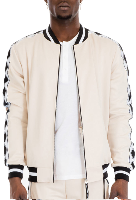 Diamond Tape Track Jacket - Unisex Fashion