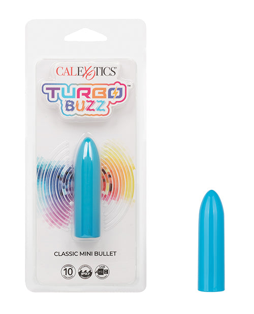 Turbo Buzz Classic Mini Bullet Stimulator Blue