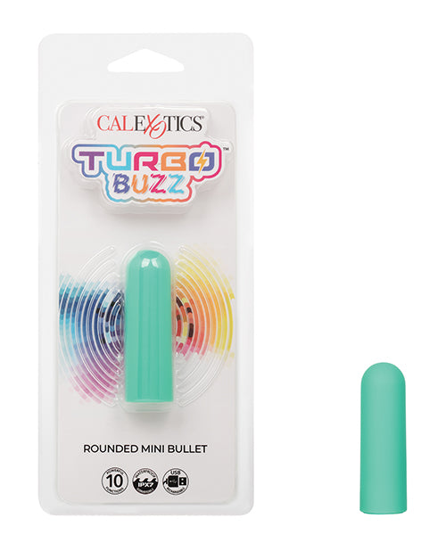 Turbo Buzz Rounded Mini Bullet Stimulator Green