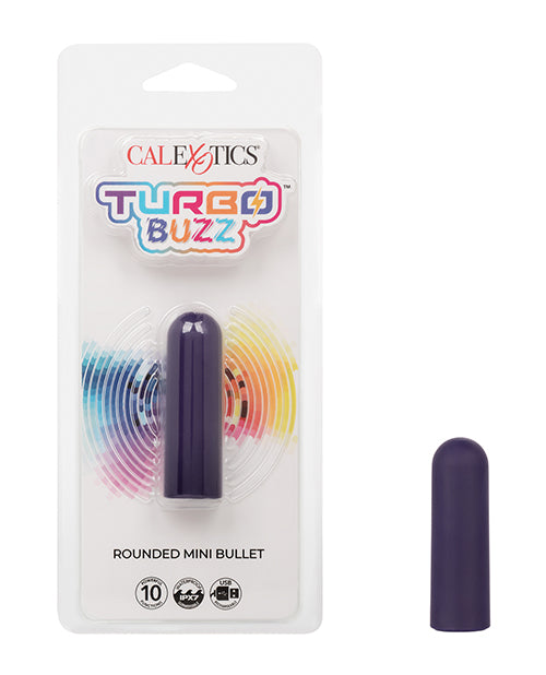 Turbo Buzz Rounded Mini Bullet Stimulator Purple