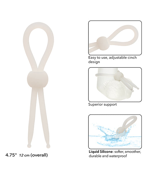 Alpha Liquid Silicone Lasso Cock Ring - GreatEagleInc