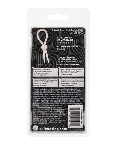 Alpha Liquid Silicone Lasso Cock Ring - GreatEagleInc