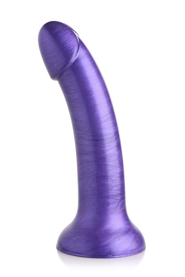 Simply Sweet 7 In Metallic Silicone Dildo