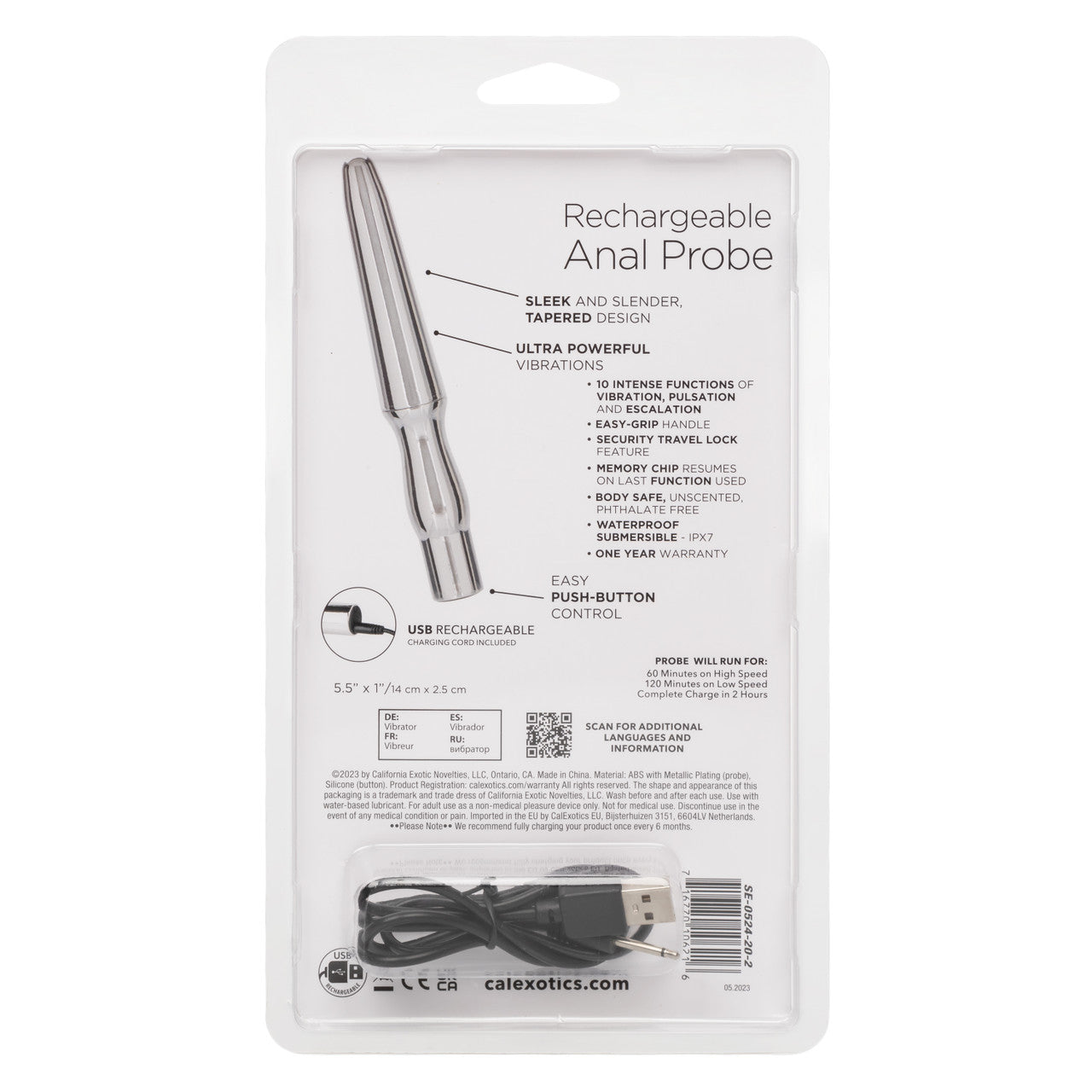 Rechargeable Anal Probe - GreatEagleInc
