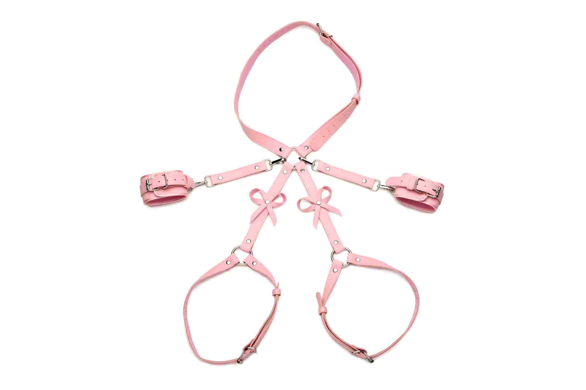 Strict Bondage Harness W/ Bows M/l - GreatEagleInc